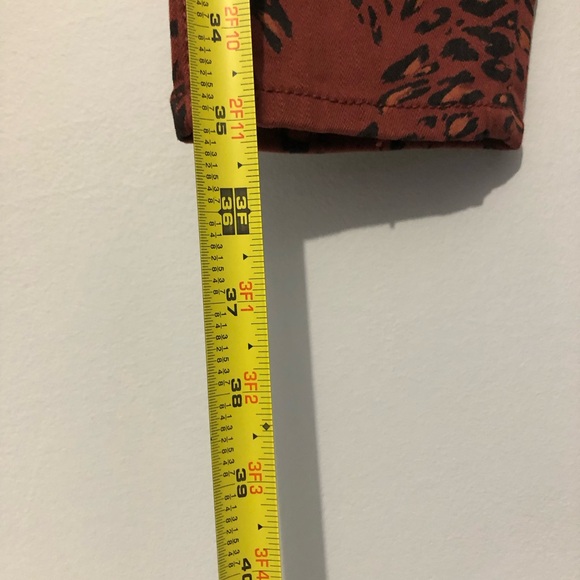 NWT Ella Moss The Retro Sable Cheetah Print Swirl Women’s Size 27 Pants - Picture 10 of 10